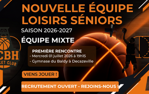 Rencontre équipe loisirs Mixte