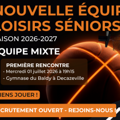 Rencontre équipe loisirs Mixte